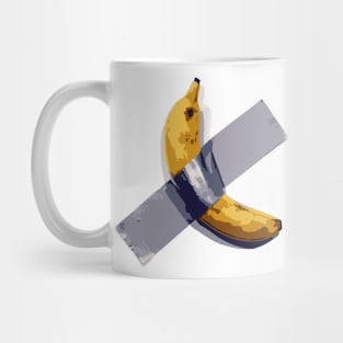 Banana Taped To Wall Mug